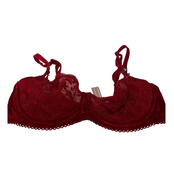 Victoria's Secret Women's Dream Angels Push Up Bra without Padding Red Size 34D - Picture 1 of 13